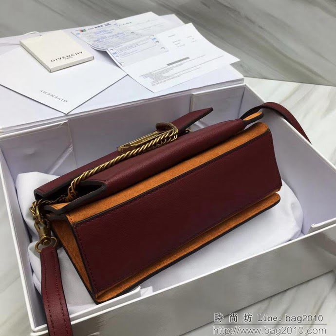 GlVENCHY紀梵希 法國代購級別 Givenchy Bag 巴黎走秀新款 中號 鏈條手提 斜挎包  tsg1249